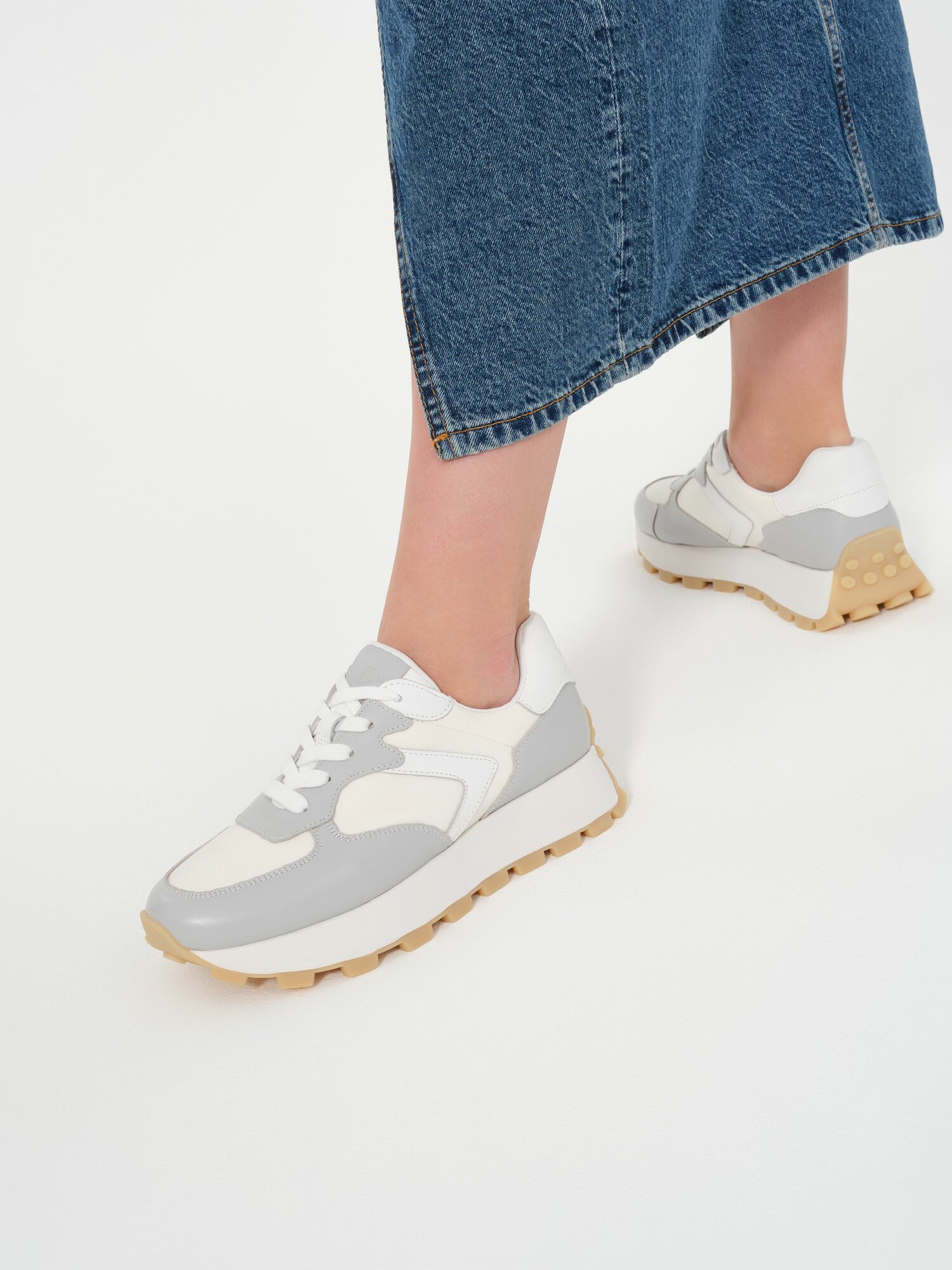 фото Кроссовки SALAMANDER 058-1082A-2110, серый, белый, размер 39