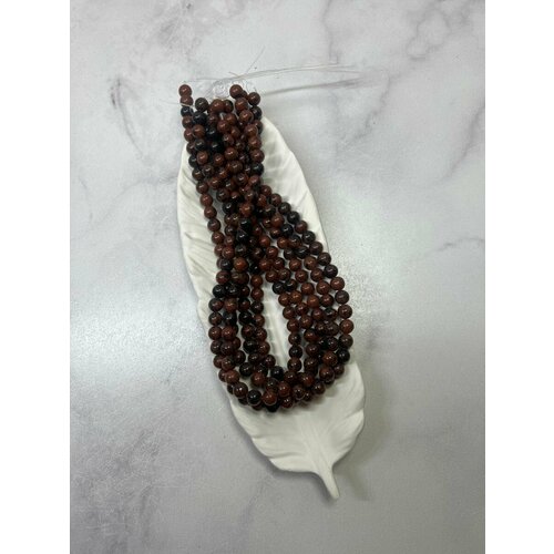 Бусины из натурального камня Обсидиан 8 мм 284₽