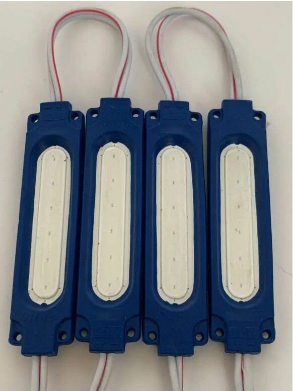 Светодиодный модуль синий 12в