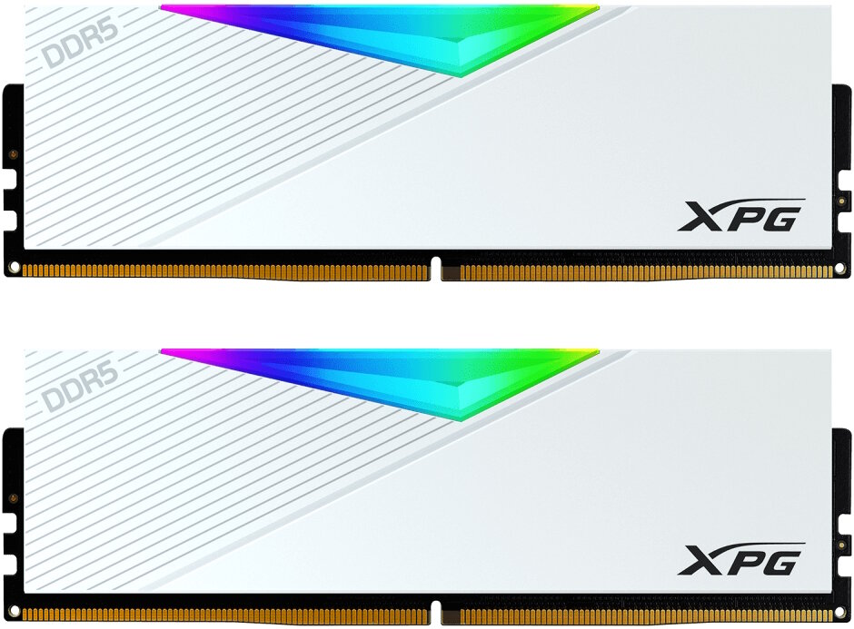 Оперативная память для компьютера ADATA XPG Lancer RGB DIMM 64Gb DDR5 5600 MHz AX5U5600C3632G-DCLARWH