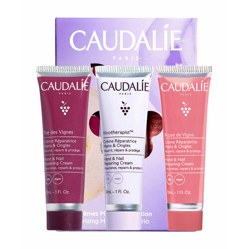 CAUDALIE Набор Трио изысканных кремов для рук и ногтей крем маска для рук onme repairing hand cream mask 50 мл