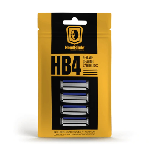 HeadBlade HB4 4 ct Four Blade Replacement Kit - Набор сменных касет для станка с 4мя лезвиями