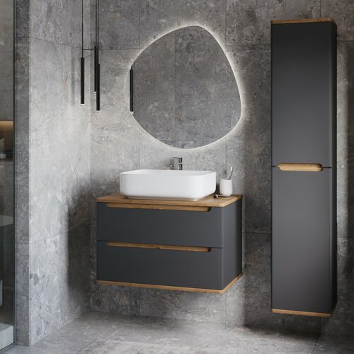 Шкаф пенал в Ванную Комнату VORQUA 170см. TYPE002PDS