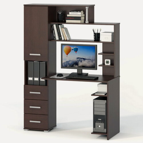 Изображение товара Стол компьютерный Вента-3 левый Венге