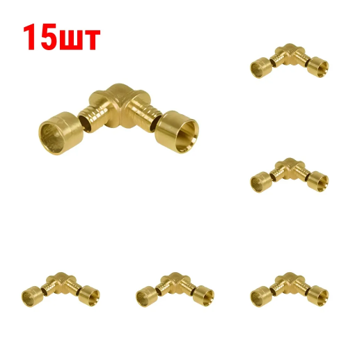 Угольник Gummel 90° 32, 10 бар (15 шт.)