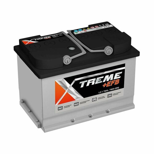 Аккумулятор X-treme EFB 78Ач прямая полярность plnt0123238 12600₽