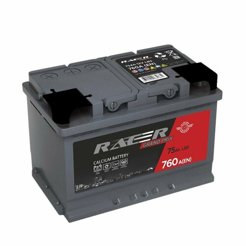 Аккумулятор RACER Grand Prix 75Ач 760А LB3 обратная полярность plnt0127787 10000₽