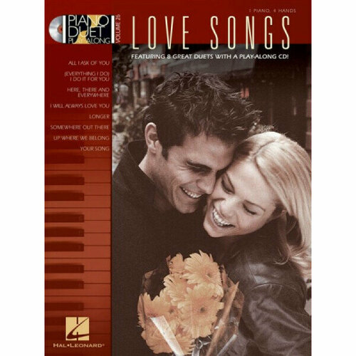 Песенный сборник Musicsales Piano Duet Play-Along Volume 26: Love Songs