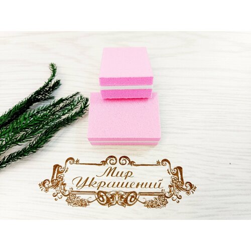 MASTER PROFESSIONAL, Баф мини, универсальный, розовый, 100/180 (50шт. упак) арт.7441