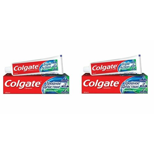 Colgate Зубная паста Тройного действия, 100 мл, 2 шт