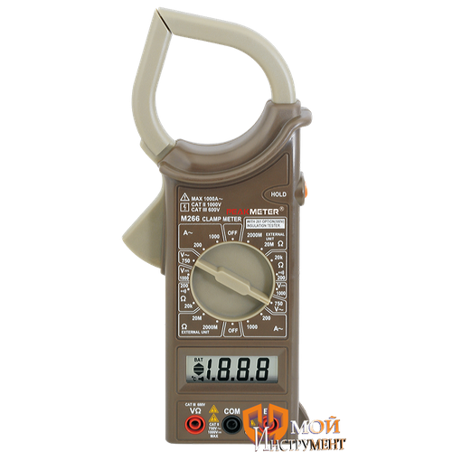 Токоизмерительные клещи PeakMeter Токовые клещи PeakMeter M266 токовые клещи peakmeter pm2008b