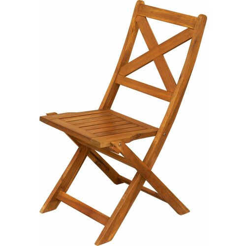 Стул складной деревянный для дачи 43*55*86 см, (акация) стул деревянный складной сосна для бани дачи беседки