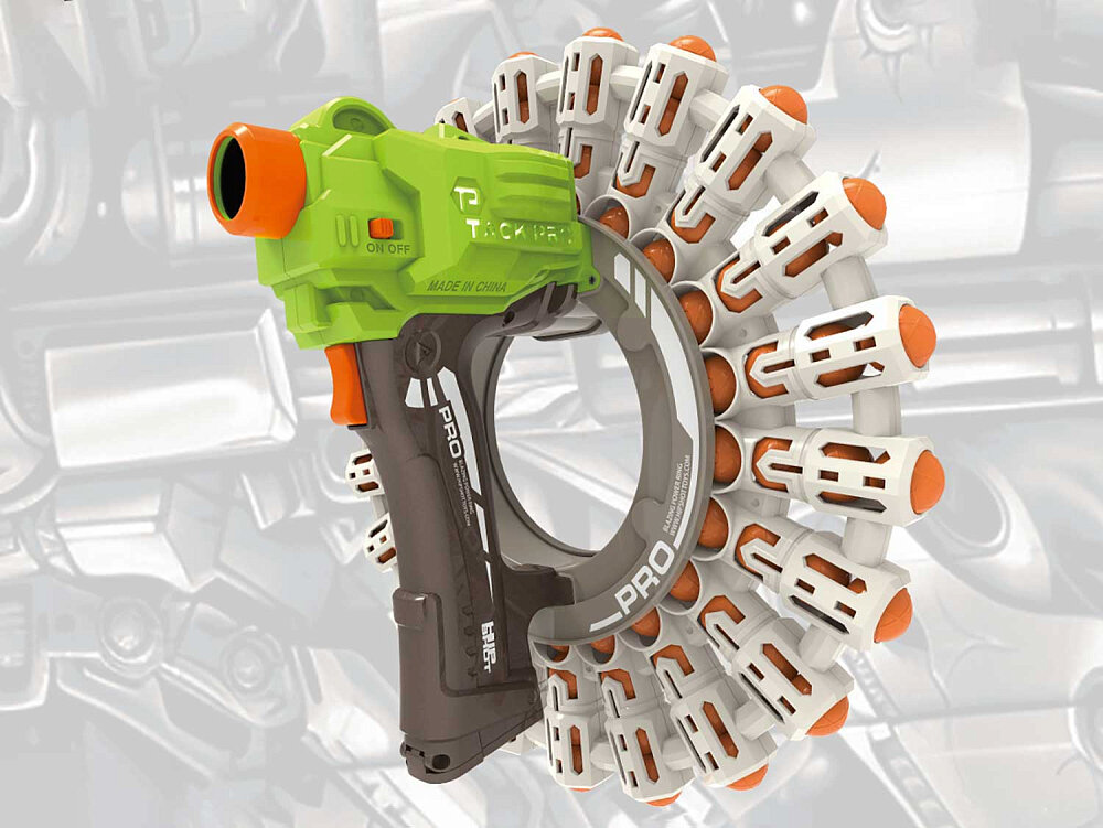 Бластер Hip Shot FJ9019 Бластер Spiral Enforcer 88 зарядов