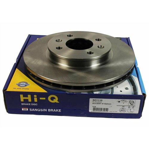 Диск тормозной передний SANGSIN SD1110 для ам Hyundai Solaris I Kia Rio III 256x22 мм 3480₽