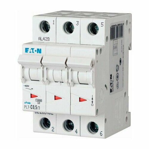 Автоматический выключатель Eaton PL7-C1 3 автоматический выключатель eaton pl7 d10 2
