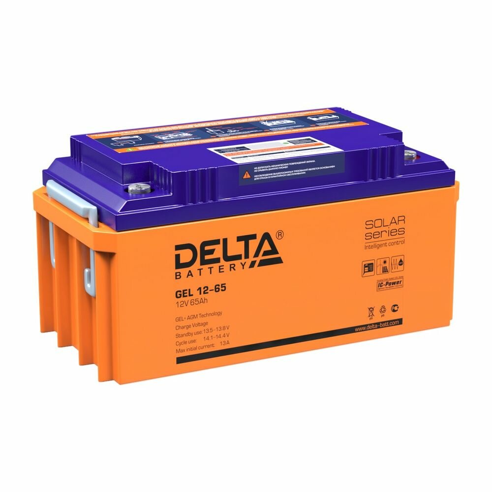 DELTA Батарея DELTA Аккумуляторная батарея Delta GEL 12-65 GEL 12-65