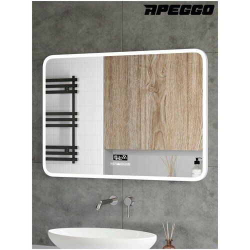 Зеркало Apeggo Berta Led 1000х700 с музыкальным блоком подогревом 18965₽