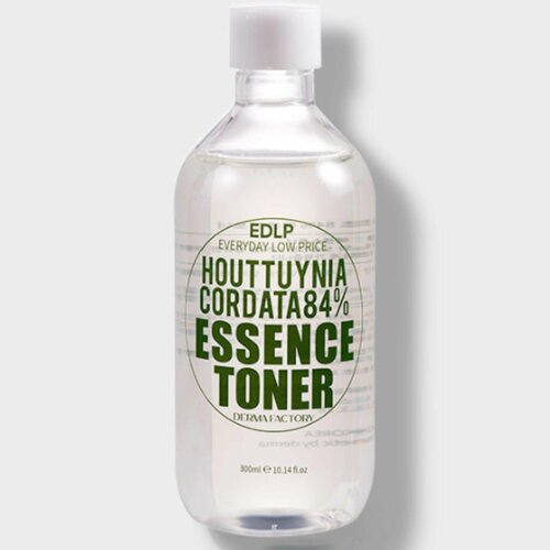 Derma Factory Эссенция-тонер для лица с экстрактом цветка хауттюйнии Houttuynia Cordata 84% Essence Toner 300 мл.