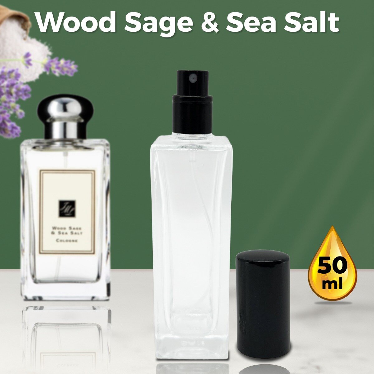 "Wood Sage And Sea Salt" - Духи унисекс 50 мл + подарок 1 мл другого аромата