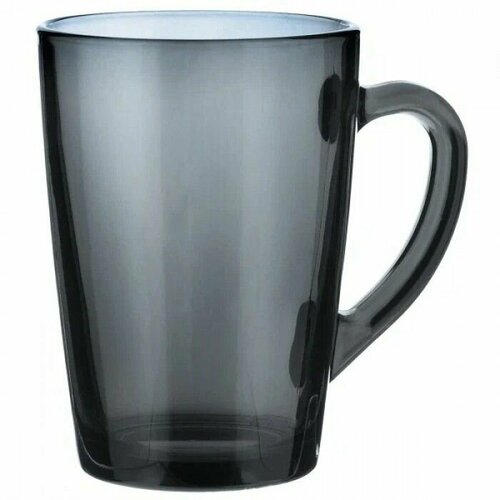 Кружка стекло 300МЛ BASILICO LAVA GREY дымка 444₽