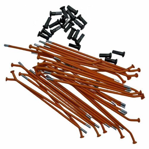 Спицы KAYO 14 компл 32 шт 153157 мм оранжевые 1466₽