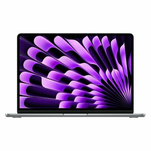 Ноутбук Apple MacBook Air A3113 MRXN3PA/A, 13.6", 2024, Retina, Apple M3 8 core 4ГГц, 8-ядерный, 8ГБ 256ГБ SSD, Mac OS, серый космос