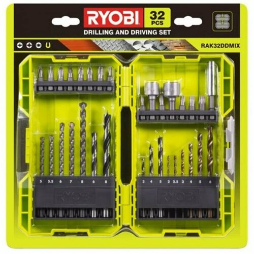 Набор бит и сверл Ryobi RAK32DDMIX ryobi набор бит rak10sd