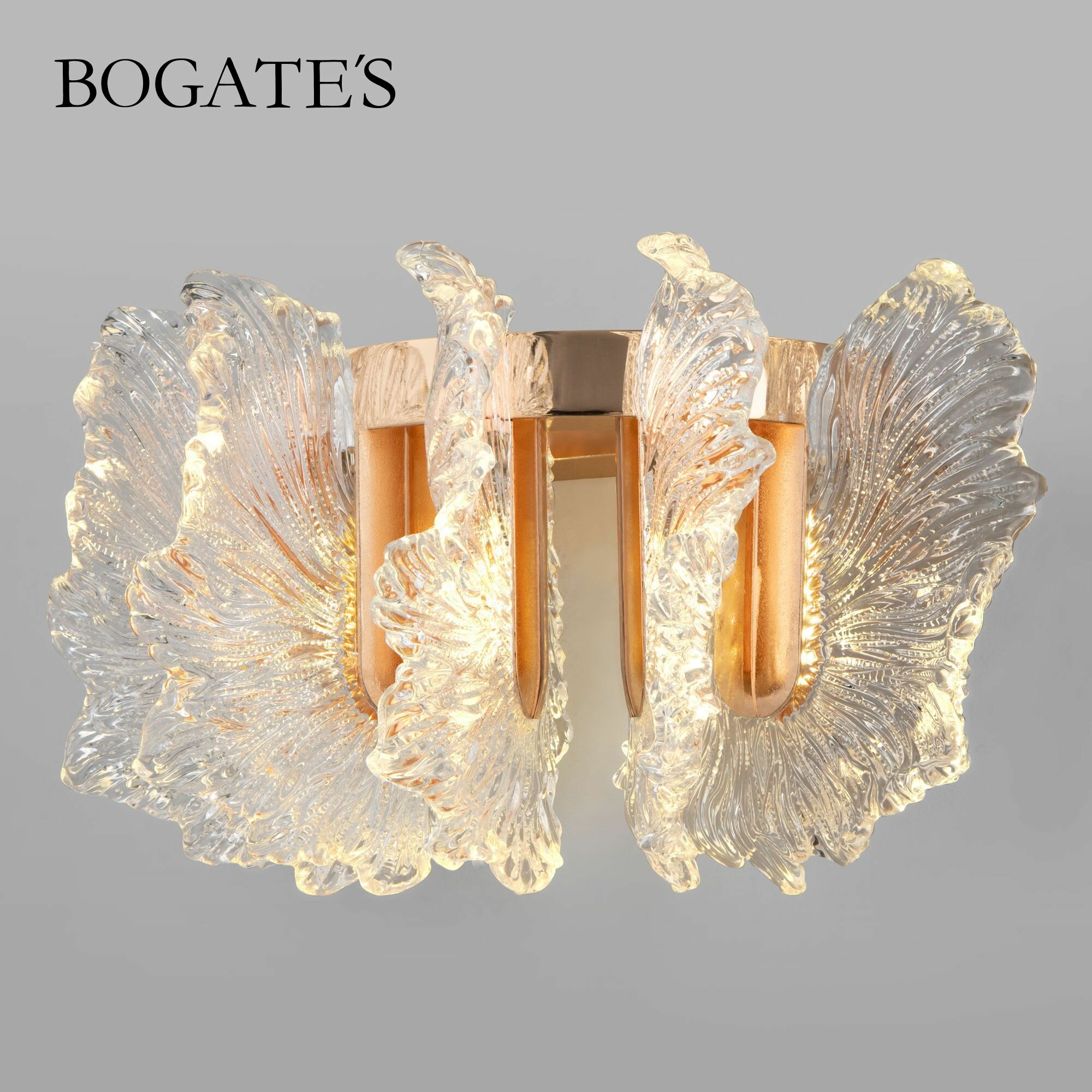 Бра/ Настенный светодиодный светильник Bogate's Farfalla 90377/1 золото IP20