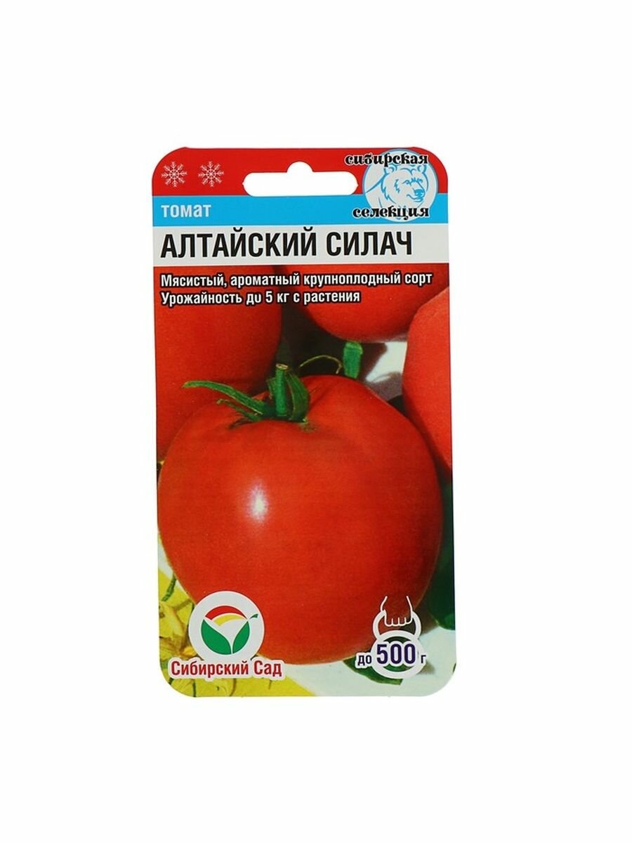 Семена Томат "Алтайский силач", среднеспелый, 20 шт