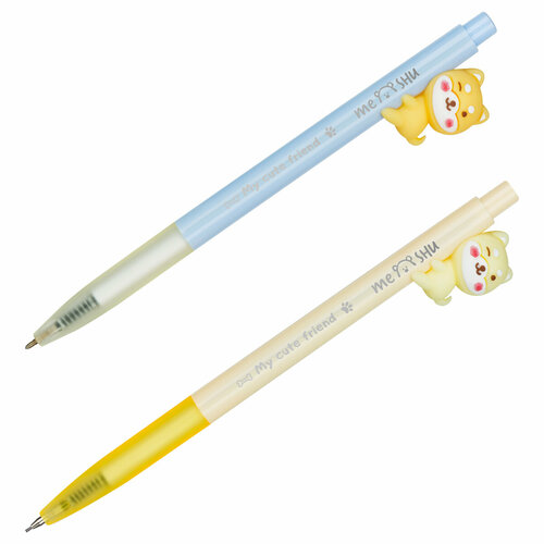 Набор MESHU автоматическая ручка + автоматический карандаш Cute dog, с топпером, блистер