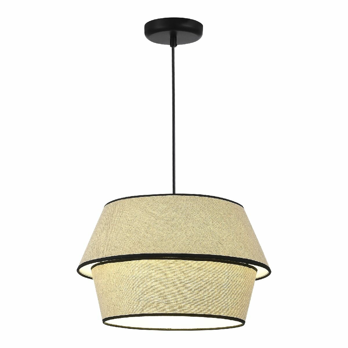 ST LUCE SL1354.413.01 Светильник подвесной ST-Luce Черный/Бежевый, Черный E27 1*40W