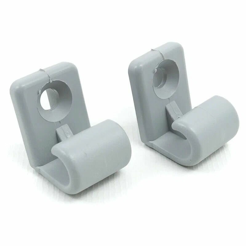 фото Держатель солнцезащитного козырька для автомобилей ВАЗ 2108-2115, 2110-2112, Лада Приора, Гранта, Калина, цвет светло-серый ( 2 шт. )