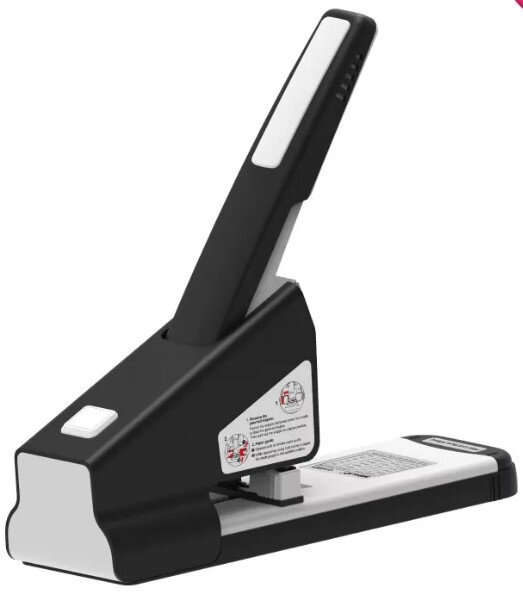 Степлер мощный Kw-Trio 050MX Lever-Tech 23/6 23/17 (140листов) черный 100скоб металл/пластик закрыты