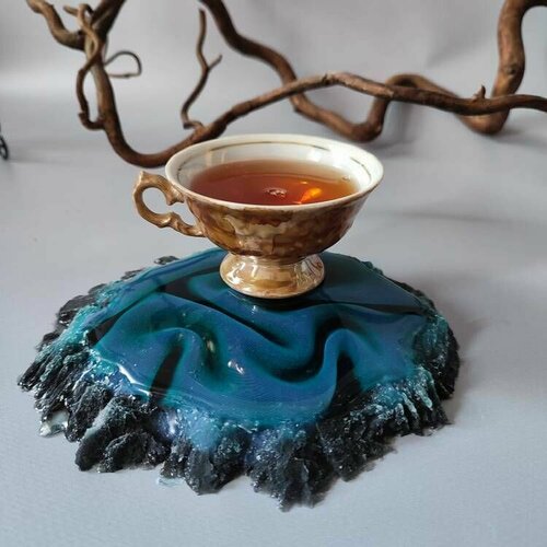 Подстаканник Шелк из эпоксидной смолы 1988₽