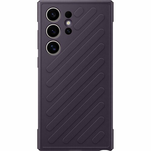 Чехол-накладка Samsung Shield Case S24 Ultra темно-фиолетовый чехол накладка samsung vegan leather case s24 ultra серо коричневый