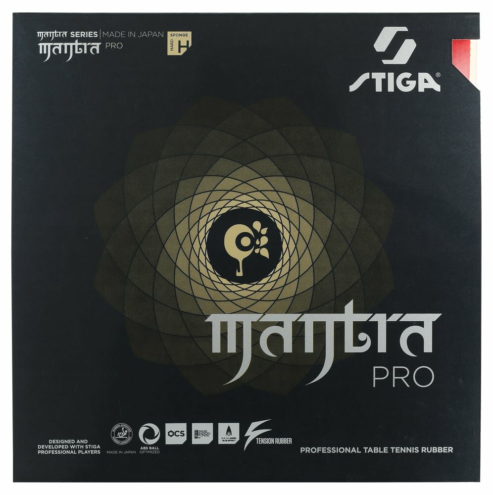 Накладка Stiga Mantra Pro H, красная 2.1