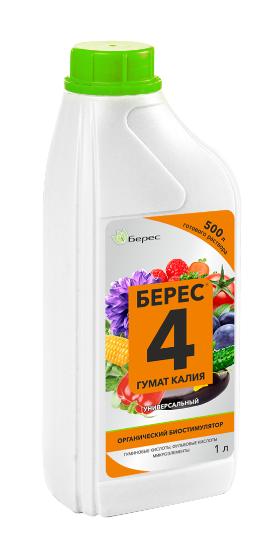 Берес 4 Супер гумат с микроэлементами универсальный 1 л