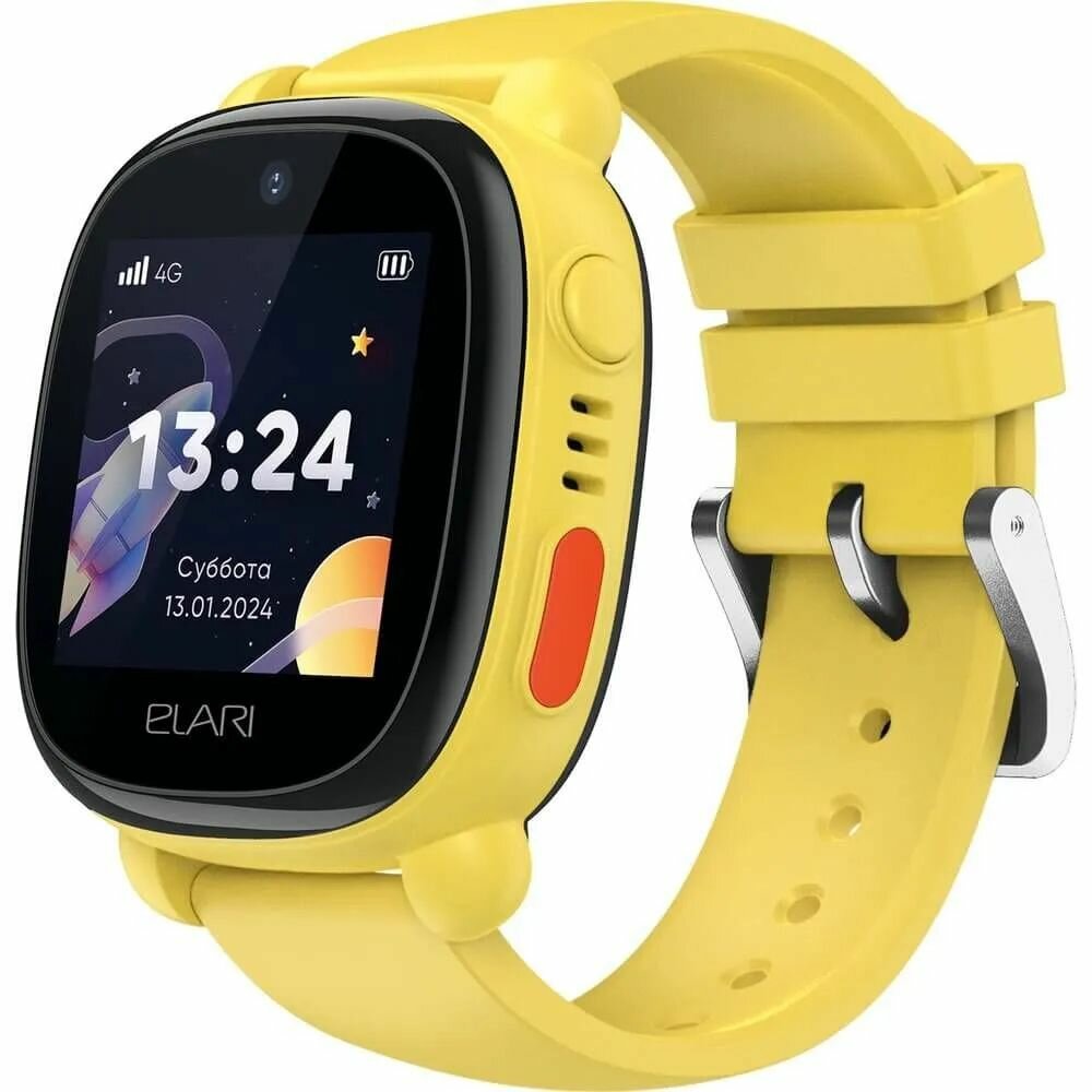 Elari 4G Lite детские часы-телефон - желтые