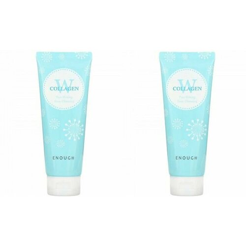 Enough Пенка для лица очищающая с морским коллагеном, 100 мл, 2 шт
