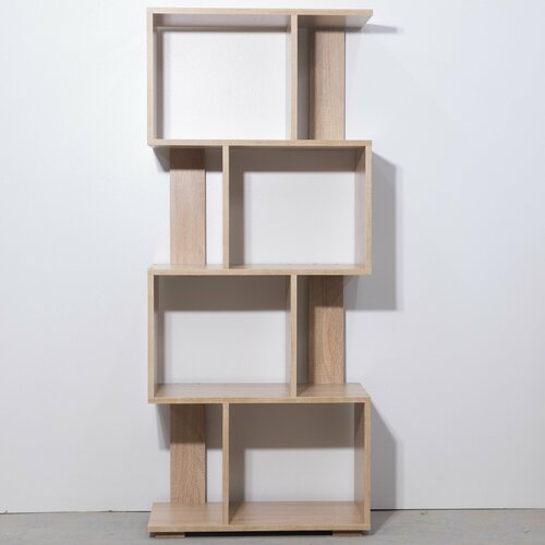 Стеллаж деревянный напольный Дален 4 полки для игрушек и для книг сонома 7500₽