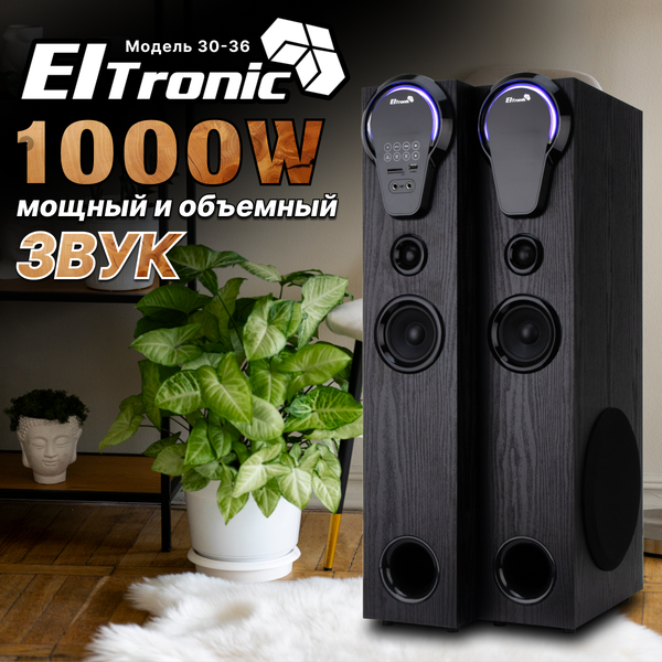 Акустические колонки ELTRONIC 30-36 Home Sound черные