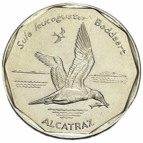 монета кабо верде 10 эскудо escudos 1994 птицы сероголовая альциона halcyon leucocephala q120201 Кабо-Верде 20 эскудо 1994 г. (Птицы - Бурая олуша)