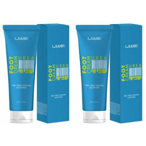 Крем для ног смягчающий L.Sanic With Urea, с мочевиной, 100 мл, 2 шт