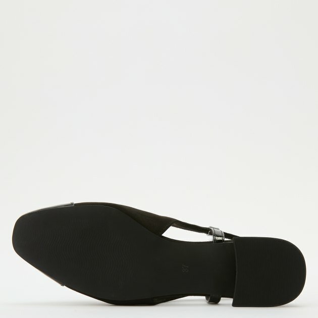 Туфли слингбэки Marco Tozzi, размер 40, черный — фото 1