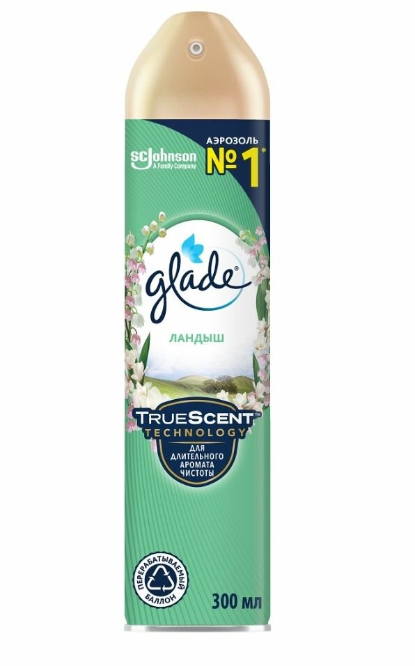 Glade Аэрозоль Ландыш, 300 мл, , 