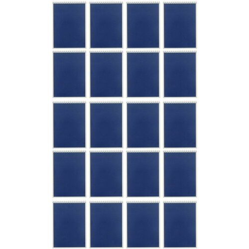 LITE Блокнот Темно-синий А5 40 л клетка гребень мелованный картон ВД-лак 20 шт 1409₽