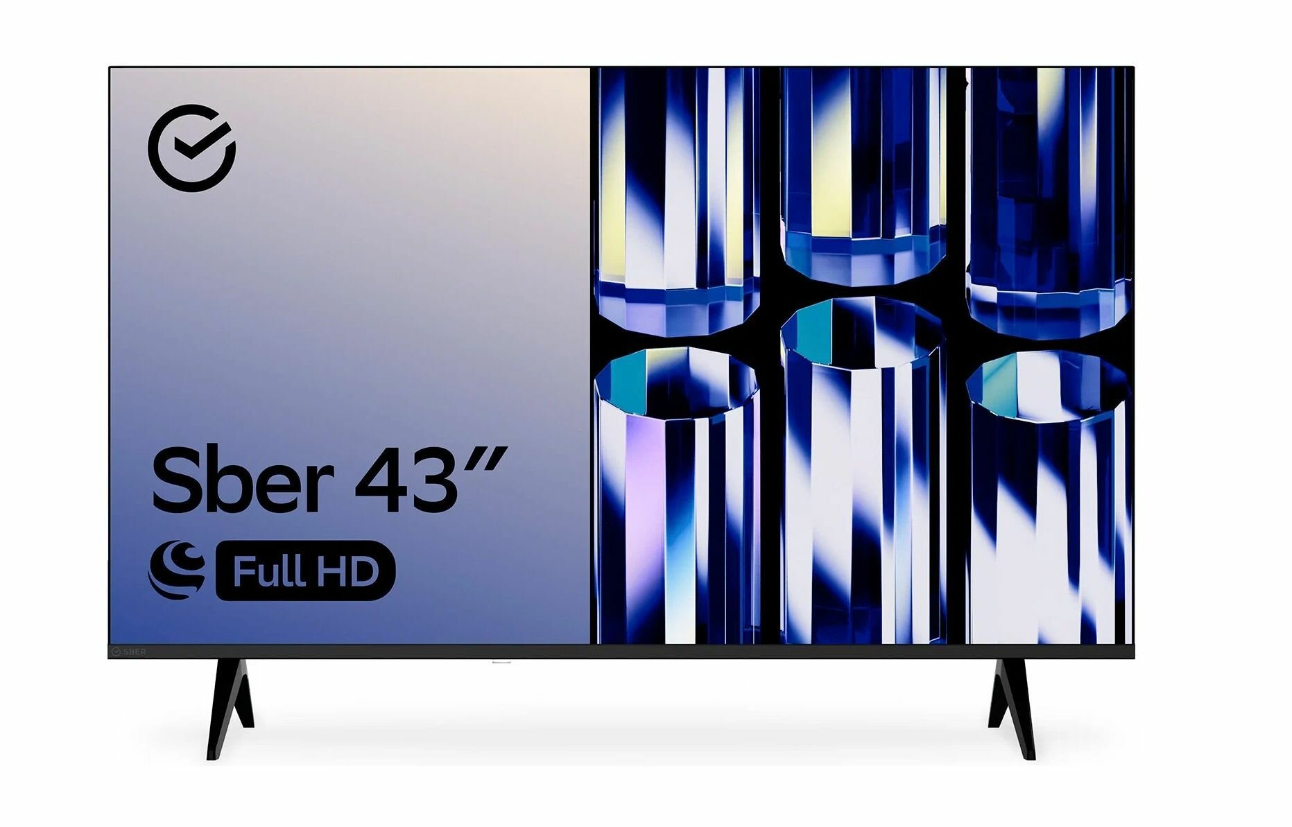 Телевизор 43" Sber SDX-43F2120B Smart TV Умный дом Sber голосовое управление