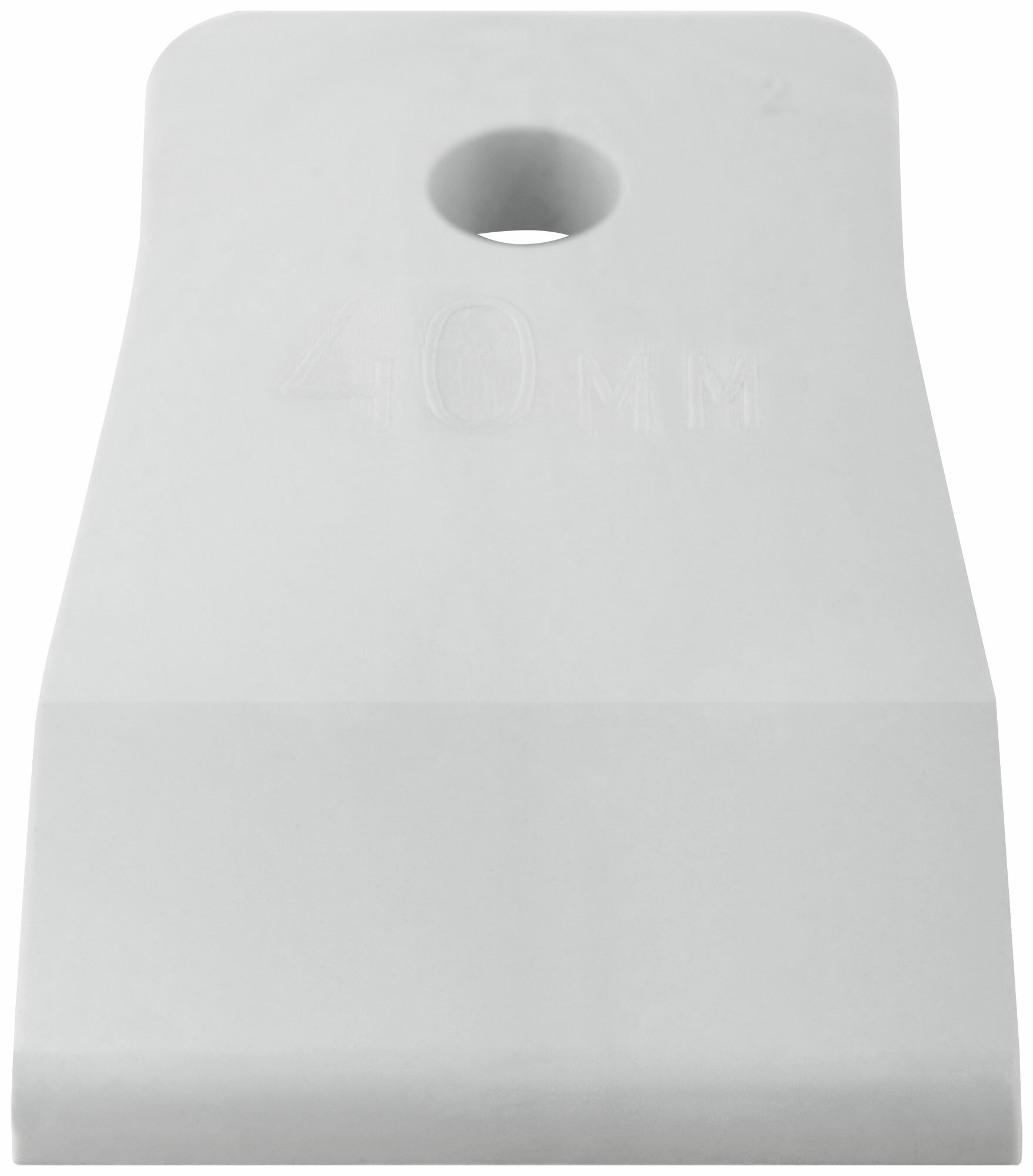 Шпатель резиновый белый 40 мм