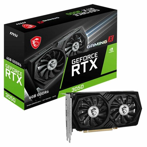 Видеокарта MSI RTX3050 GAMING X 6G