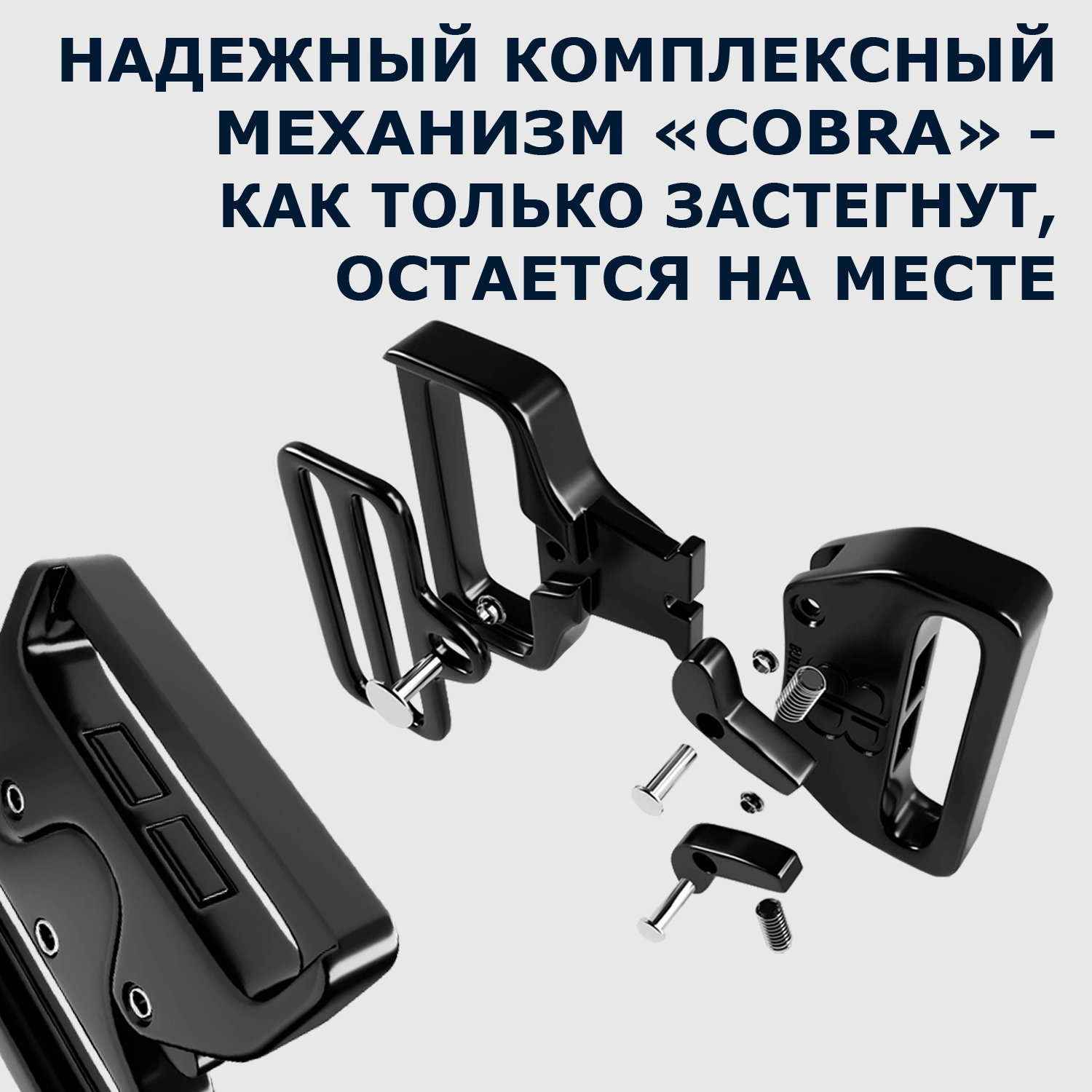 Ошейник Combat 4 см с ручкой BullyBillows (оранжевый / M) — фото 1
